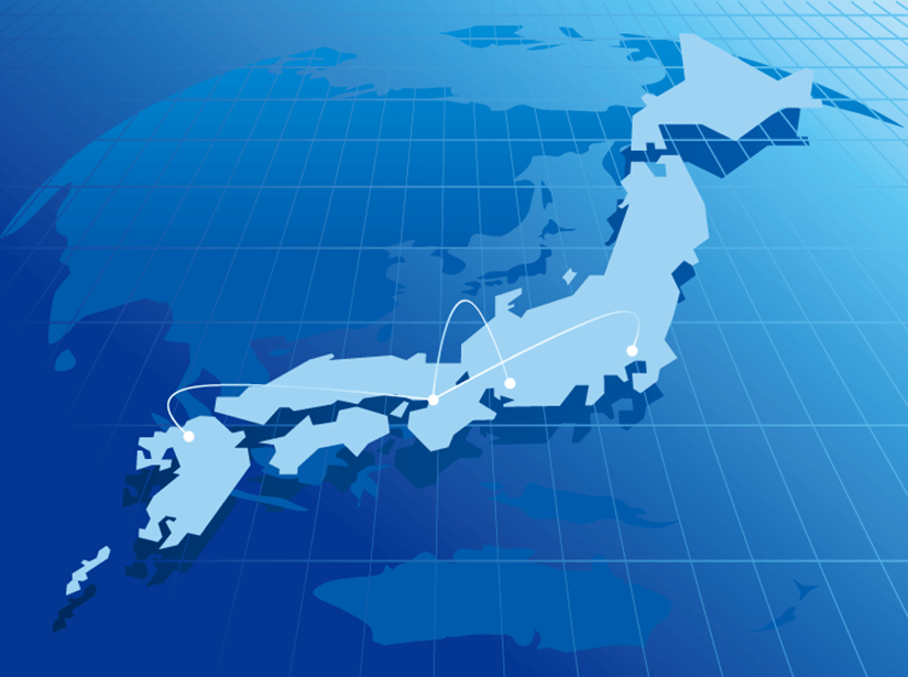 東京・大阪・名古屋・福岡の主要4都市展開